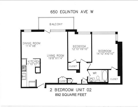 650 Eglinton Avenue West Studio-3 Beds Apartment for Rent - Photo Gallery 9